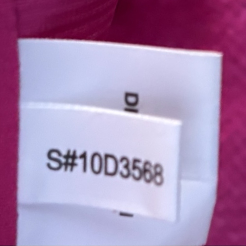 Kay Unger New York Pink Silk Ruffle Sheath Dress Belted Size 10 - Picture 9 of 11
